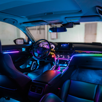 Pour Honda Accord 10e génération 2018 2022 Symphony Iridescent LED Éclairage intérieur ambiant Auto LED Diode électroluminescente