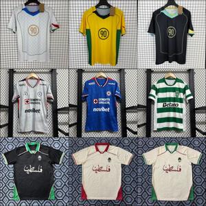 Maillot de football Cruz Azul version fan style thaïlandais Bellinghams Fernandes Zidane décontracté rétro pour hommes - Product Image 3