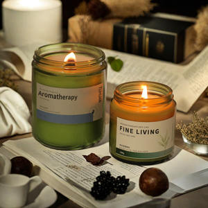 Bougie parfumée artisanale à la cire de soja, mini, longue durée, sans fumée, à <span class=keywords><strong>prix</strong></span> de gros, décoration d'intérieur, 55 g - Product Image 2