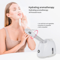 Appareil portable de soin de la peau à vapeur chaude, humidificateur d'ozonothérapie pour salon de beauté, vaporisateur hydratant pour la peau, équipement d'aromathérapie pour le soin du visage