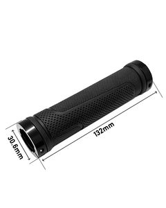 Poignées de guidon de vélo de 22,2 mm, poignées de guidon de remplacement pour <span class=keywords><strong>VTT</strong></span> avec motif antidérapant, poignées de vélo de montagne pour adultes - Product Image 3