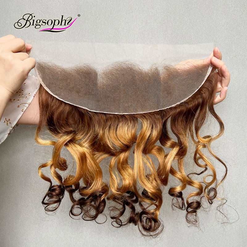 ลูกไม้ด้านหน้า 13x4 สี 3 โทน