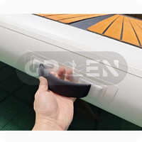 Dock flottant gonflable de point de chute de haute qualité pour la taille personnalisée de bateau de jet ski de yacht pour le divertissement de lac de mer