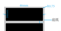 Étiquettes en vinyle TTR PVC noir imprimable, étiquettes privées auto-adhésives permanentes