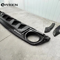 Diffuseur arrière léger en fibre de carbone de style PK, compatible avec Audi RS3 8Y 2021-2024, kit carrosserie, mise à niveau et modification du diffuseur