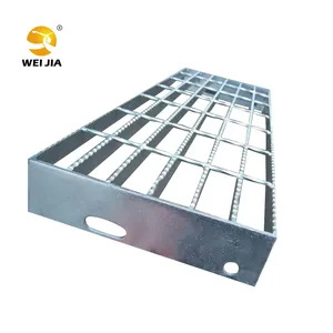 High quality Cast iron grate Metal Serrated Drainage Covers Steel Grid Grating To Construction Building Material