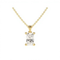 Bijoux pour femmes, or 14 carats, colliers tendance pour femmes, diamants cultivés en laboratoire, collier radiant, chaînes de mariage et de fiançailles, bijoux fins