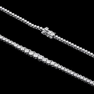 Personalized <b>Custom</b> Fancy Shapes Tennis Chain Necklace Iced Out Gra Certificate Moissanite Diamond 925 Sterling Silver <b>Jewelry</b> - Product Image 2