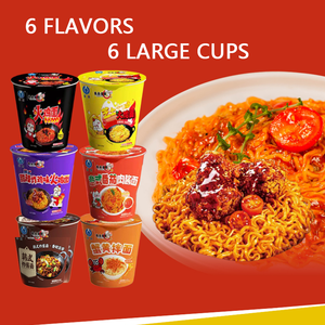 บะหมี่กึ่งสำเร็จรูปรสแกงปูทะเล รสชาติเข้มข้น พร้อมรับประทาน สะดวกพกพา - Product Image 3