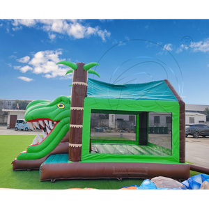 Castillo Inflable con Tobogán de Grado Comercial, Gran Parque de Dinosaurios, Juego Inflable para Niños, Tobogán Inflable - Product Image 4