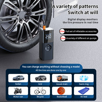 Nouveaux produits Oem 12000mah 12v chargeur automobile batterie externe Mobile pompe à pneu gonfleur de pneu de voiture compresseur d'air Portable