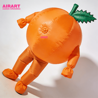 Costume de mascotte de fruit orange nouvellement conçu pour les événements d'expo de fruits et légumes - Costume de mascotte de fruit personnalisé