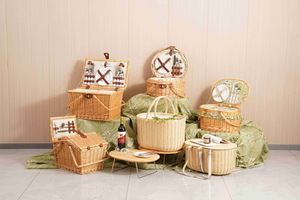Cesta Plegable para Picnic y Camping al Aire Libre, Estilo Caricatura JY, Cesta <span class=keywords><strong>de</strong></span> Almacenamiento Portátil con Tapa, Cestas <span class=keywords><strong>de</strong></span> Picnic al Por Mayor - Product Image 2