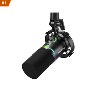 Maono PD200X Interface Audio de Studio Carte Sonore Microphones Dynamiques XLR/USB Packs d'Équipement pour Podcast Cartes Son Studio