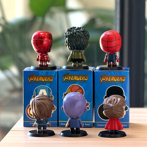 Lot <span class=keywords><strong>de</strong></span> 6 figurines d'action personnalisées Q-Version <span class=keywords><strong>Super</strong></span>-héros, figurines <span class=keywords><strong>de</strong></span> héros <span class=keywords><strong>de</strong></span> film en PVC pour décoration <span class=keywords><strong>de</strong></span> gâteau et <span class=keywords><strong>de</strong></span> bureau - Product Image 3