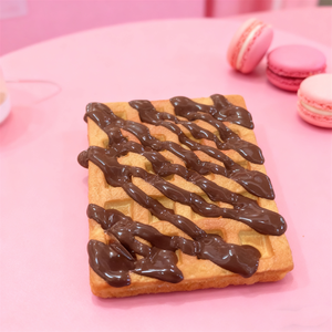 Plancha para Waffles Belgas de 17 cm, para Decoración, con Salsa de Azúcar, Caramelo y Chocolate, Sabor Original, Herramienta para Cocinar Postres de Pan - Product Image 3