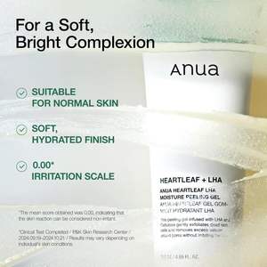 Gel Exfoliante Hidratante Anua Heartleaf LHA 120 ml, Exfoliante Facial para Piel Sensible - Product Image 5