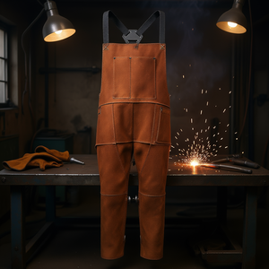 Delantal de Soldadura de Cuero XL, Piel de Vacuno, Resistente a las Llamas, Calidad Premium, Suministros de Soldadura - Product Image 2