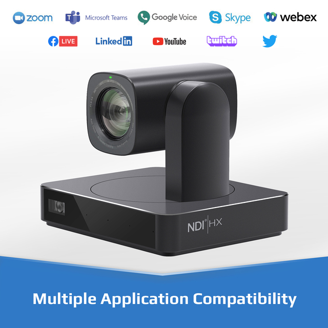 AI Auto Tracking Camera 4K PTZ Optics 20x Camera Conference Terminal Live Streaming Conference Camera