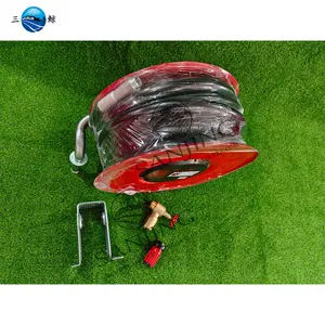 Nhà Sản Xuất Pháp Phong Cách 33Mm X 30M Vòi Lửa Reel Với Phun Máy Bay Phản Lực Off Vòi Phun