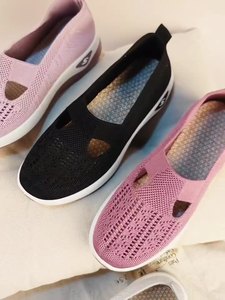 Zapatos de Verano para Mujer <span class=keywords><strong>Sketchers</strong></span>, Cómodos, Sin Cordones, para Caminar Descalzo, Antideslizantes, Transpirables, con Diseño de Malla para Usar Todo el Día, con Puntera - Product Image 6
