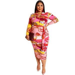Robes pour femmes grandes tailles, style kaftan, moulantes, florales, formelles, élégantes, pour le bureau et les soirées, vente en gros en ligne sur <span class=keywords><strong>Amazon</strong></span> Europe - Product Image 3