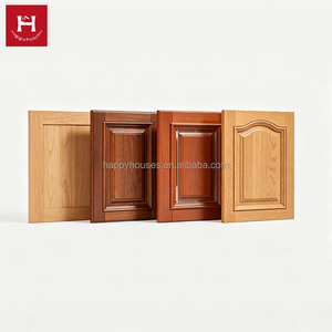 Happy Houses Premium Solid Wood Kitchen Cabinet <strong>Doors</strong> Customized Walnut Oak Cherry Wood Raised Panel and Shaker Style Panels - Product Image 1