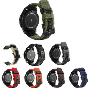 Pulseira de Relógio de Nylon Trançada 20mm 22mm com Liberação Rápida <span class=keywords><strong>Compat</strong></span>ível com Samsung Galaxy Watch S3 Ajustável para Esportes ao Ar Livre - Product Image 1