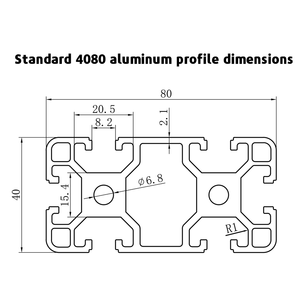 Kit d'assemblage DIY en profilé aluminium 4080 pour simulateur de conduite de réalité virtuelle, cadre de cockpit de simulation de course, structure de simulation en aluminium extrudé - Product Image 3