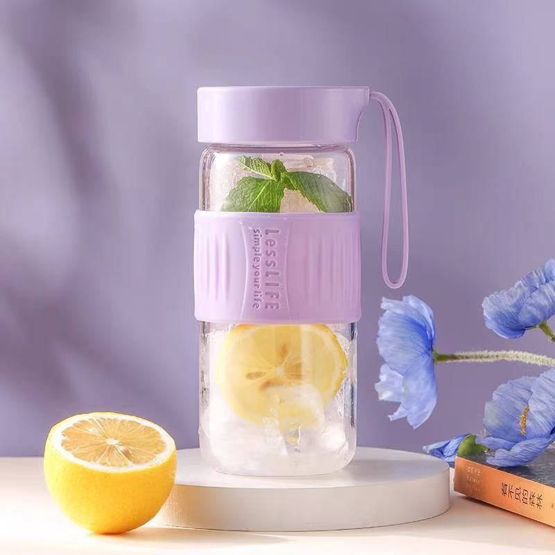 Manchon en silicone violet 480ml