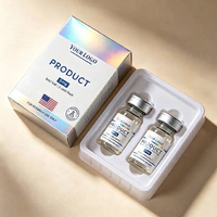 Étiquettes autocollantes en vinyle imperméables personnalisées pour distributeurs, pour flacons de 2 ml et 10 ml, en vrac, pour poudres cosmétiques