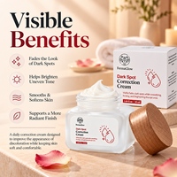 Crème Visage Éclaircissante et Unifiante au Niacinamide Fermenté, Arbutine, Acide Tranexamique et Glutathion pour Corriger les Taches Brunes