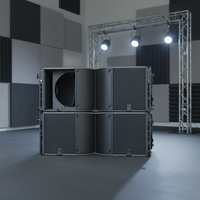 Boîte de haut-parleurs Line Array double 12 pouces 2 voies de haute qualité pour haut-parleur passif intérieur ou extérieur