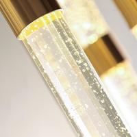 Lustres en cristal longs et modernes de luxe haut de gamme pour les halls d'hôtel, les escaliers, les salons, installation de projets, lustre LED
