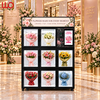 Distributeur automatique intelligent de fleurs à 8 compartiments avec réfrigération pour fleuristes, centres commerciaux et communautés