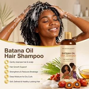 Kit de Shampoing Hydratant à l'Huile de Batana Pure OEM pour Cheveux Bouclés, Sans Sulfate, Soin Capillaire Bio pour Cheveux Naturels Bouclés Type 4 - Product Image 2