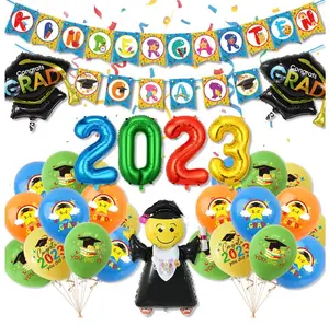 毕业装饰类2023毕业派对装饰品幼儿园毕业典礼派对用品