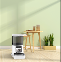 Distributeur automatique intelligent pour chats et chiens, 5L, en forme de bouteille, avec appel vidéo à distance contrôlé par application et batterie de secours