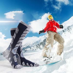 Thick Warm Merino Woolen Skiing Hiking Snowboard <b>Socks</b> Anti-collision Ski Non slip Sport Knee Men Sport <b>Socks</b> - Product Image 2