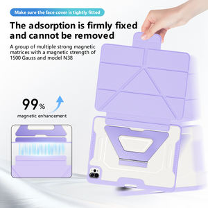 Entrega Rápida en 7 Días, Fundas para <span class=keywords><strong>iPad</strong></span> en Stock, <span class=keywords><strong>Funda</strong></span> Protectora de Cuero para Tablet <span class=keywords><strong>iPad</strong></span> Air 11 M2 2024 Air 5 10.9 con Soporte para Lápiz - Product Image 6