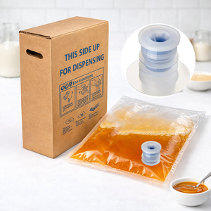 ถุงซิรัปแบบเติมได้ขนาด 3 แกลลอน 5 แกลลอน พร้อมวาล์ว วัสดุ PE พลาสติก PE PA สำหรับใช้ในเชิงพาณิชย์ - Product Image 2