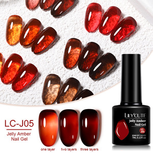 Ongles à presser Shining She – 6 couleurs : Rouge, Noir, Nude, Rose, Café, Marron Caramel, Transparent Effet <span class=keywords><strong>Gel</strong></span>ée – Faciles à poser, pour débutantes - Product Image 3