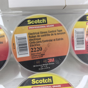 Ruban adhésif 3M Mastic Vinyle simple face, isolant, résistant aux intempéries, <span class=keywords><strong>Scotch</strong></span>, <span class=keywords><strong>gris</strong></span>, pour contrôle des tensions électriques 3M 2220 - Product Image 3