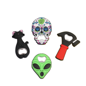 Abridor Magnético de PVC Personalizado, Imán de Goma Suave para Refrigerador con Impresión de Logotipo para Promoción y Recuerdo - Product Image 1