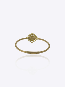 Royal <b>Mosaic</b> 9K Gold Polki Diamond Luxury Elegant Handcrafted Designer Statement Bracelet Traditional Ethnic Fashion Jewelry - Product Image 3