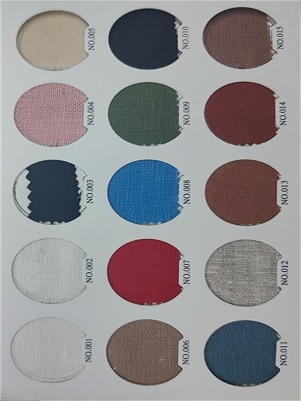 linen colour card