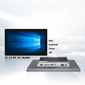 中国製造Qiyang 15.6 "CE/ROHS/FCC/3C/EN60945産業用容量性タッチスクリーンモニター広告メディアディスプレイ用