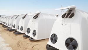 Maison de veau blanc Conception ronde personnalisable Clapier à veau en plastique de qualité alimentaire - Product Image 3