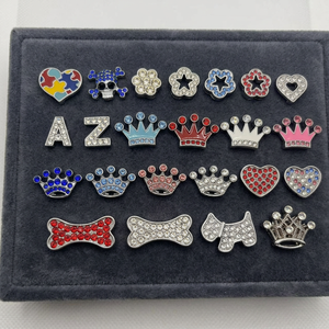 Colgante Deslizante Impermeable de Metal con Corona y Diamantes de Imitación de 10mm para Accesorios de Pelo Navideños para Perros - Dijes Personalizados DIY para Collares de Mascotas - Product Image 3