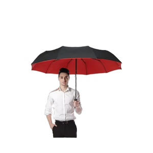 Cross-Border Exclusive Three-folding 10-Bone Fully-<b>Automatic</b> 190T Nylon Fabric Folding <b>Umbrella</b> Men's Women's Oversized Business - Product Image 1